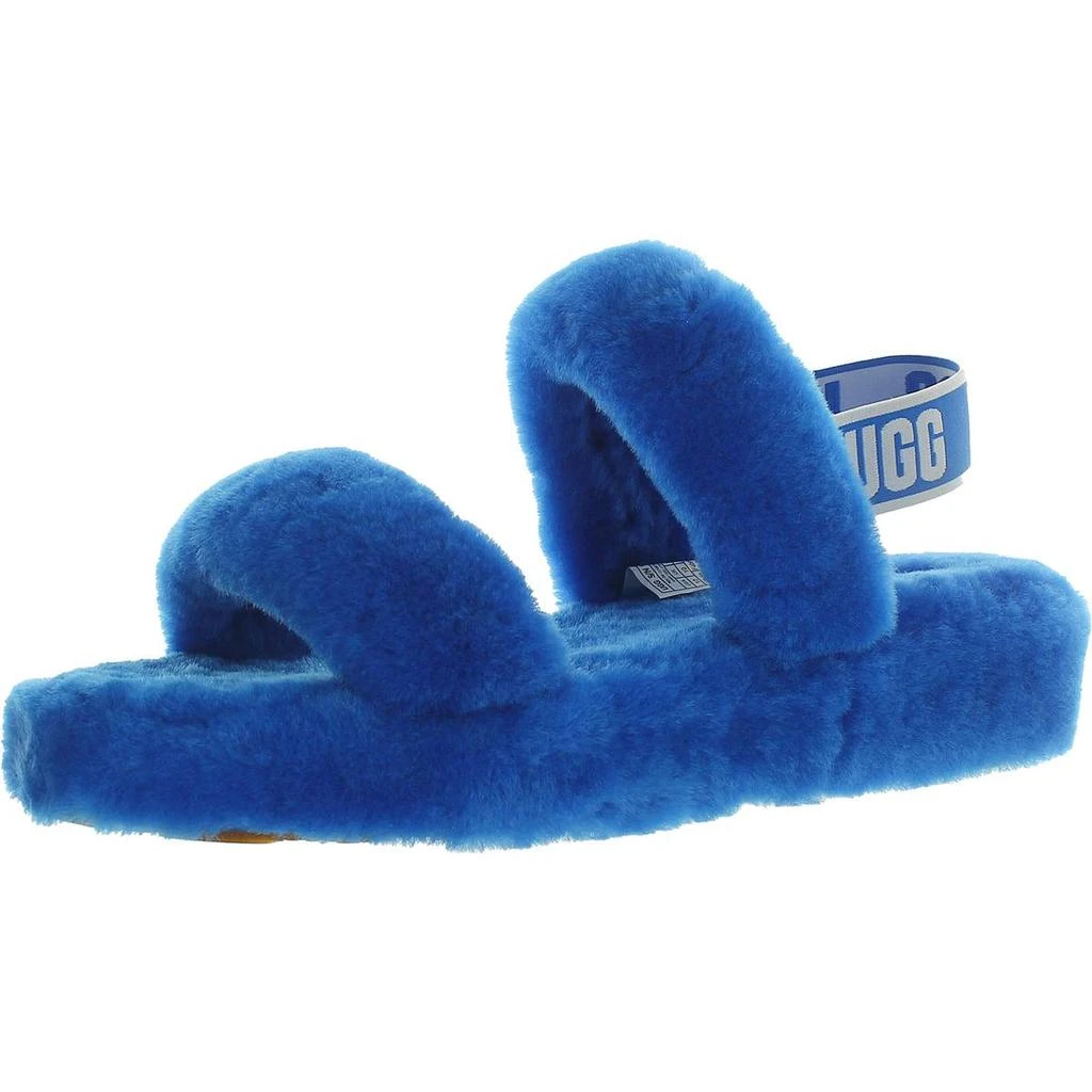 商品UGG|Ugg Womens Oh Yeah Shearling Open Toe Slip-On Slippers,价格¥340,第4张图片详细描述