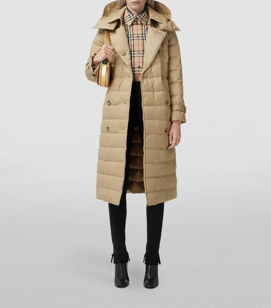 商品Burberry|Down-Filled Cotton Gabardine Puffer Coat,价格¥25477,第2张图片详细描述