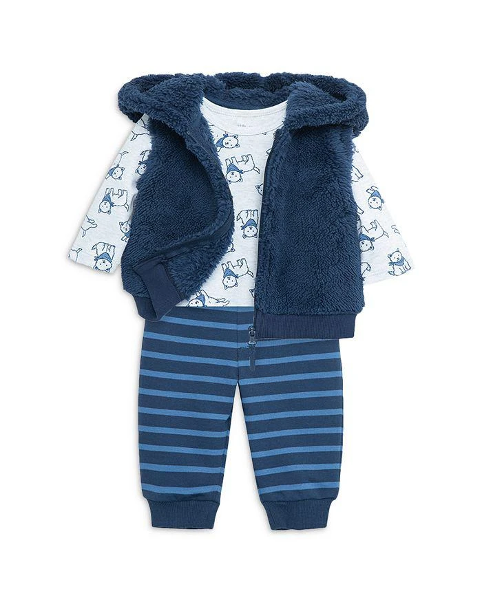 商品Little Me|Boys' Puppy Vest, Bodysuit & Striped Pants Set - Baby,价格¥230,第3张图片详细描述