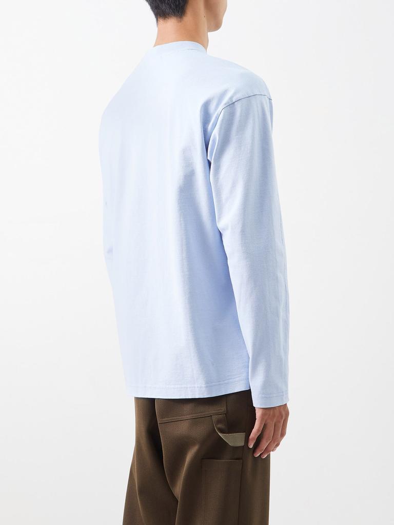 Octopizza cotton-jersey long-sleeved T-shirt商品第5张图片规格展示