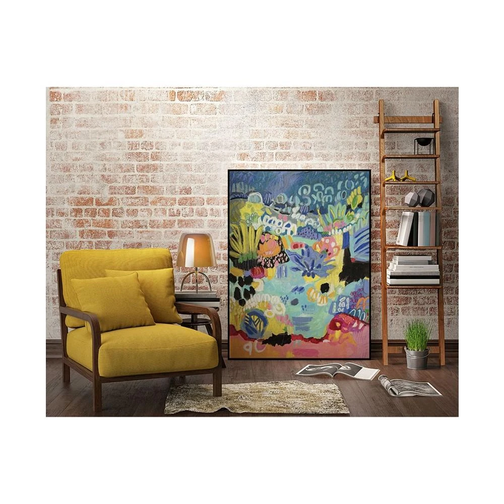 商品Giant Art|20" x 16" Whimsical Pond III Art Block Framed Canvas,价格¥1258,第5张图片详细描述