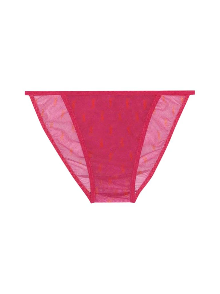 商品Yves Saint Laurent|MONOGRAM PANTIES IN TULLE JERSEY,价格¥1365,第1张图片