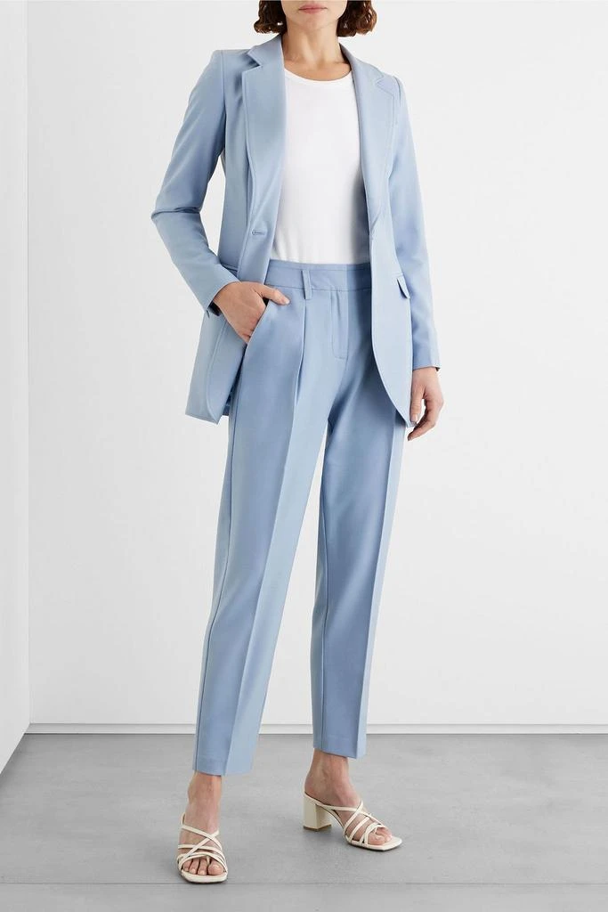 商品IRIS & INK|Claire pleated twill tapered pants,价格¥1034,第3张图片详细描述