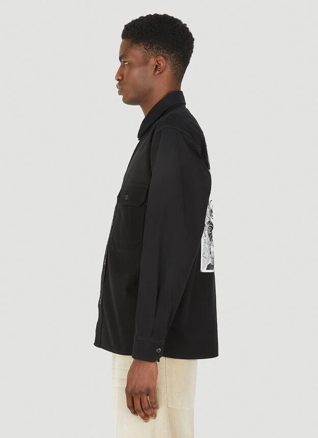 商品Carhartt|On U Sound Shirt Jacket in Black,价格¥440,第3张图片详细描述