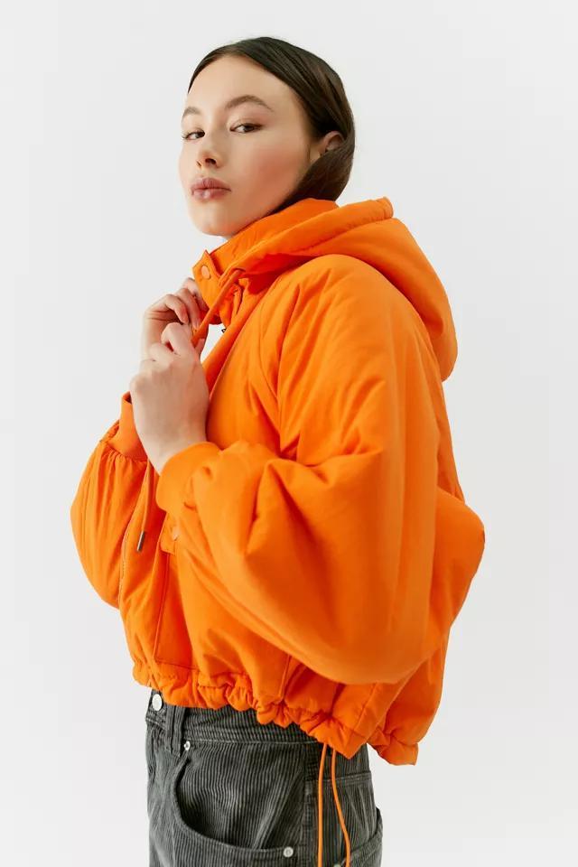 商品Urban Outfitters|UO Rue Hooded Crinkle Puffer Jacket,价格¥802,第6张图片详细描述