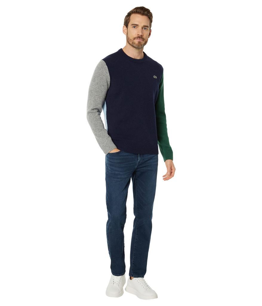 商品Lacoste|Wool Color-Block Crew Neck Sweater,价格¥1068,第6张图片详细描述