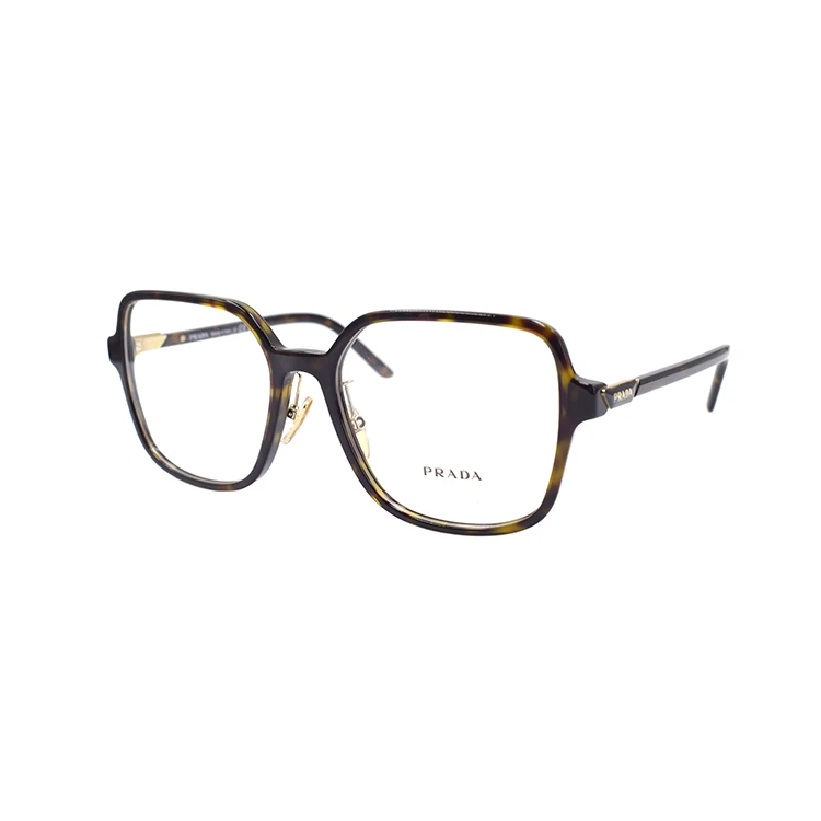 商品[国内直发] Prada|/普拉达 HERITAGE系列方框造型款假日旅行版光学眼镜VPR13Z D 男女同款 玳瑁色,价格¥1785,第1张图片