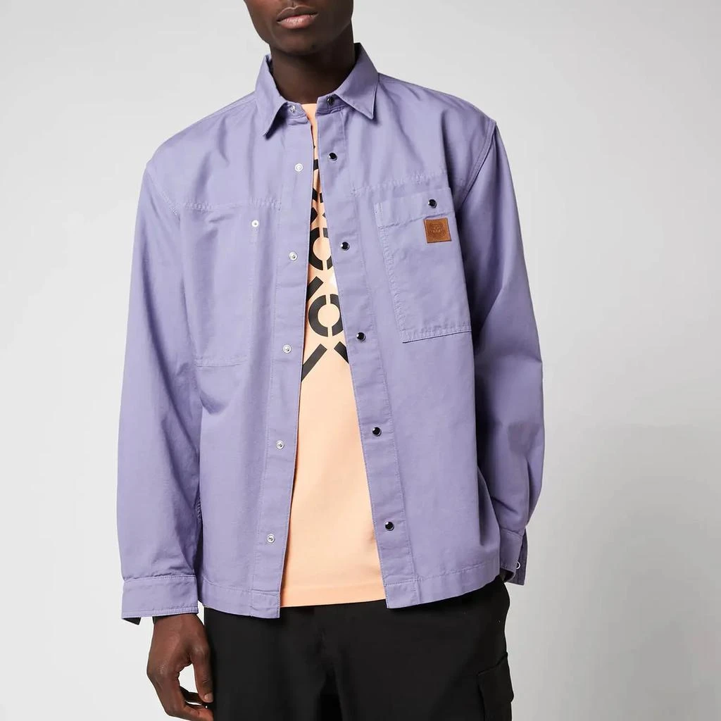 商品Kenzo|KENZO Men's Snap Overshirt - Deep Violet,价格¥798,第1张图片