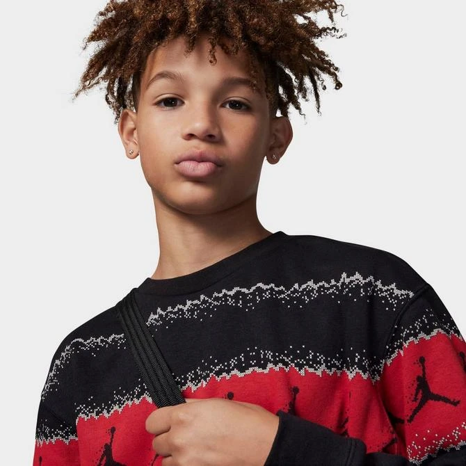 Big Kids' Jordan MJ Holiday Fleece Crewneck Sweater 商品