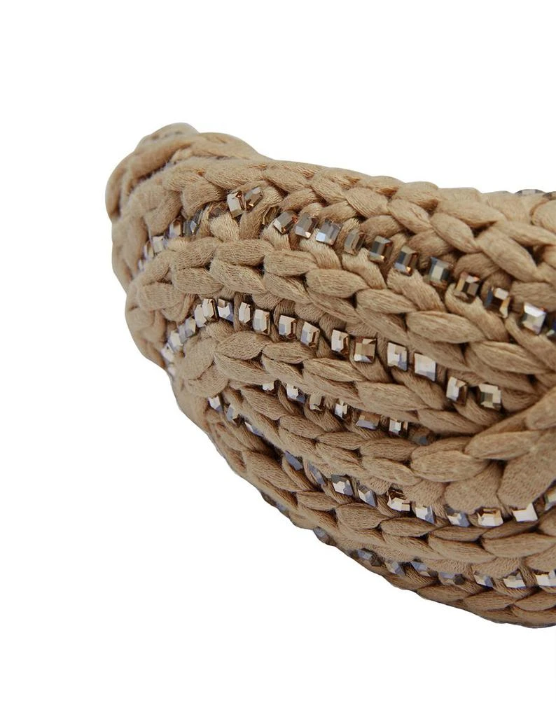 商品ERMANNO|ERMANNO SCERVINO Beige Headband With Crystals,价格¥2575,第2张图片详细描述