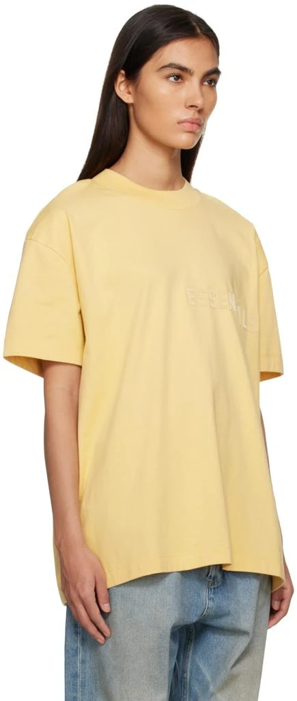 商品Essentials|Yellow Crewneck T-Shirt,价格¥199,第2张图片详细描述