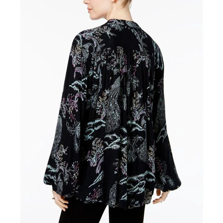 商品Free People|Metallic Blooms Printed Blouse,价格¥412,第4张图片详细描述