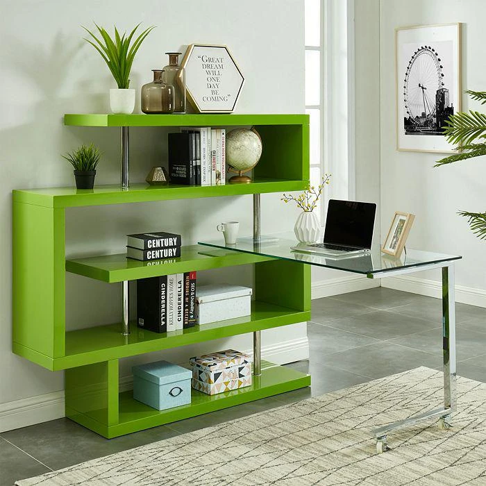 商品Sparrow & Wren|Durham Green Bookcase Desk,价格¥3694,第3张图片详细描述