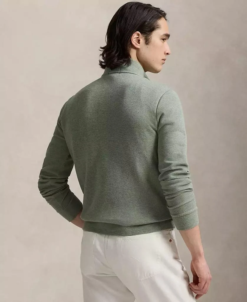 商品Ralph Lauren|Men's Double-Knit Mesh Quarter-Zip Pullover,价格¥1109,第2张图片详细描述