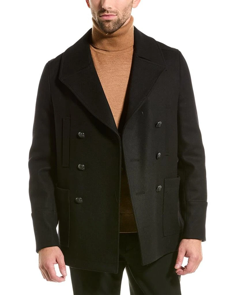 商品The Kooples|The Kooples Wool-Blend Trench Coat,价格¥1072,第1张图片