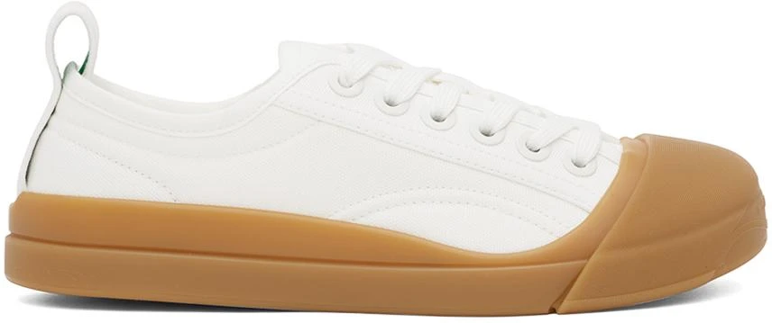 商品Bottega Veneta|White Vulcan Sneakers,价格¥7026,第1张图片