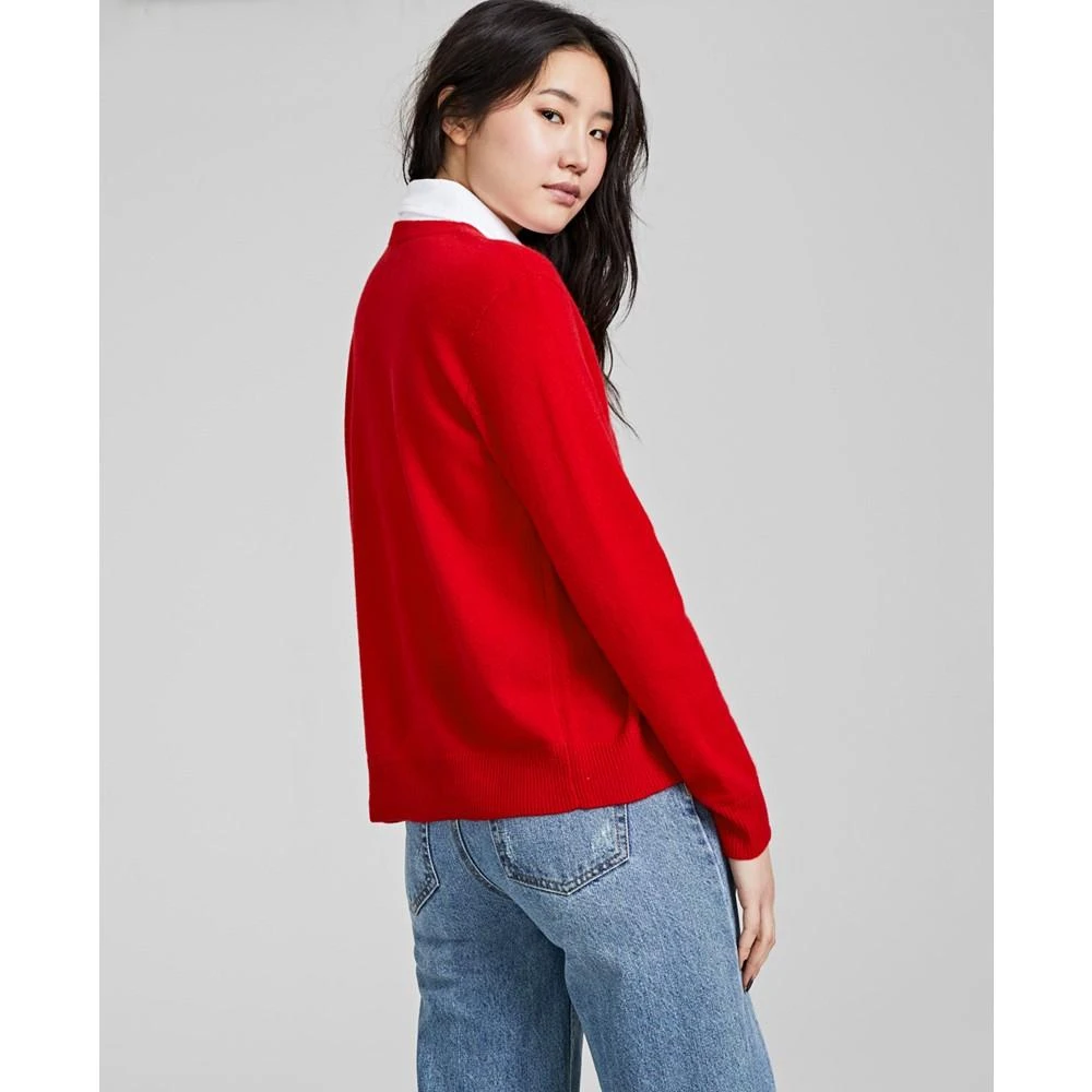 商品Charter Club|Women's 100% Cashmere Cardigan, Created for Macy's,价格¥552,第2张图片详细描述