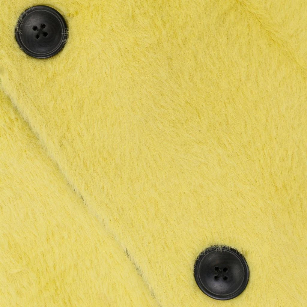商品Fung Lan and Co.|HOUNDSTOOTH TEXTURED REVERSIBLE MAC YELLOW COAT,价格¥978,第2张图片详细描述