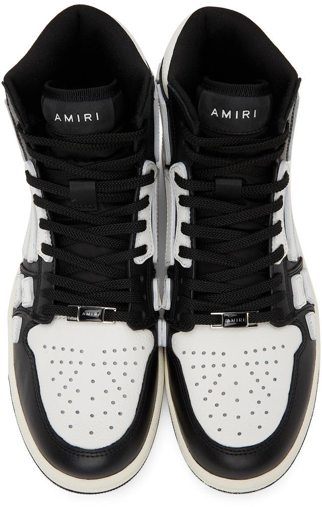 商品AMIRI|Black & White Skel Top Hi Sneakers,价格¥5325,第7张图片详细描述