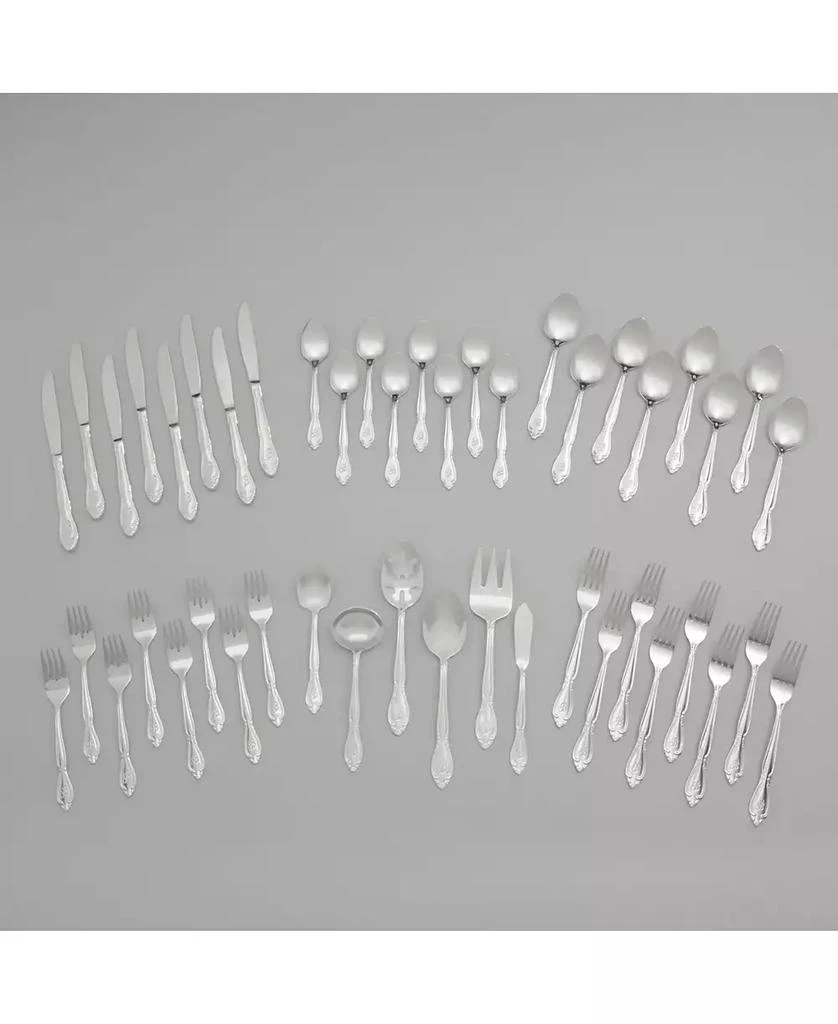商品RiverRidge Home|Riverridge Rose 46 Piece Monogrammed Flatware Set - G, Service for 8,价格¥898,第3张图片详细描述