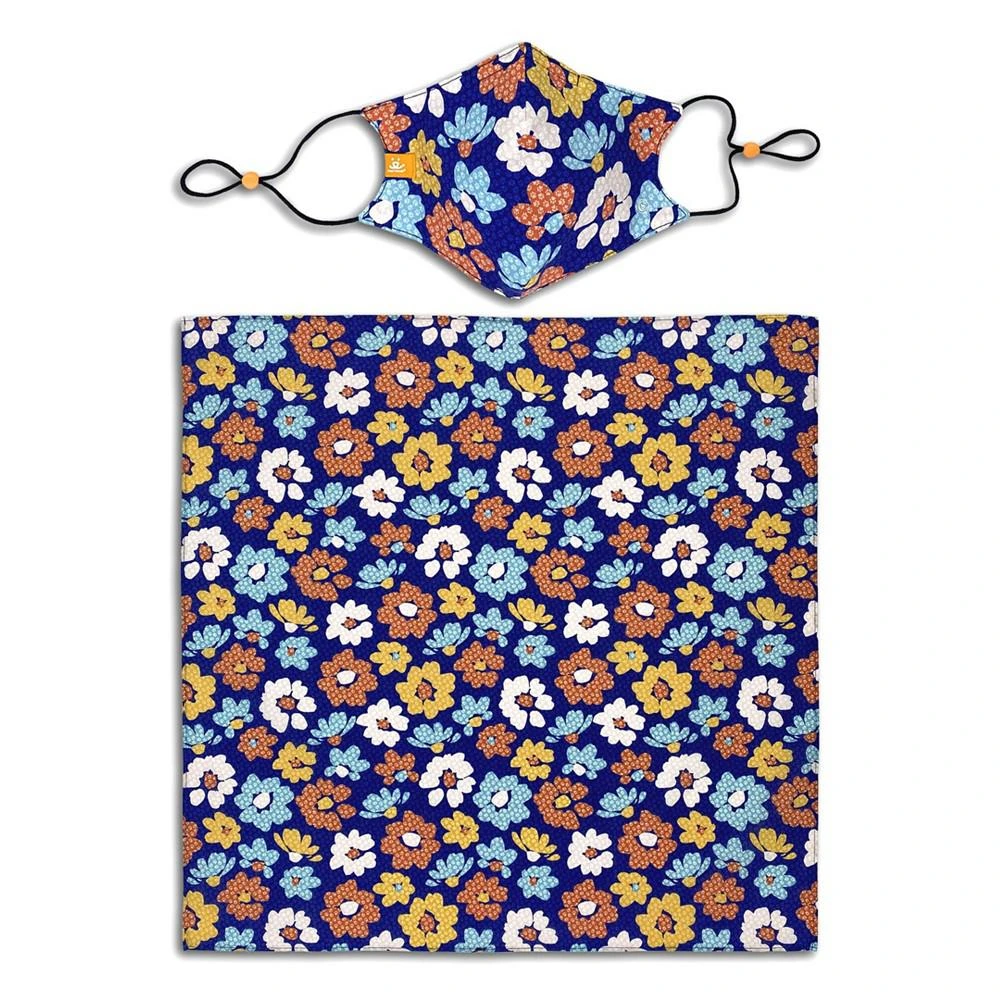 商品ConStruct|x Best Friends Unisex Flower Curved Mask and Bandana Set,价格¥149,第1张图片