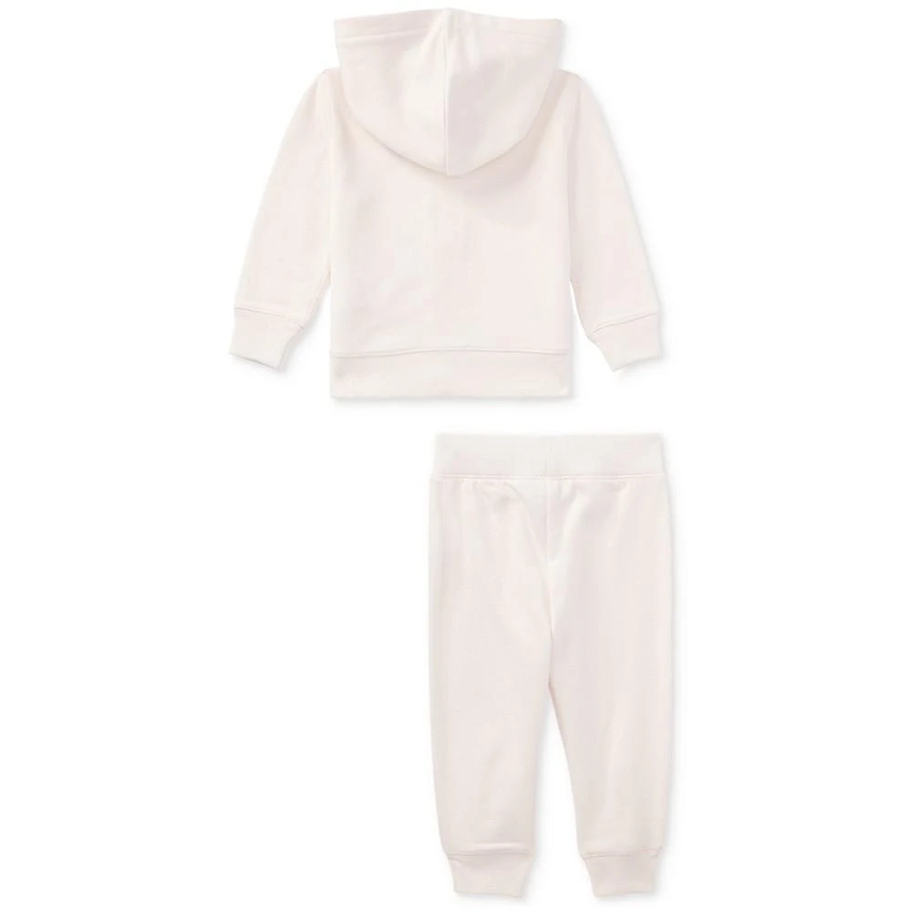 商品Ralph Lauren|Baby Girls Bear Hoodie and Pants Set,价格¥477,第2张图片详细描述