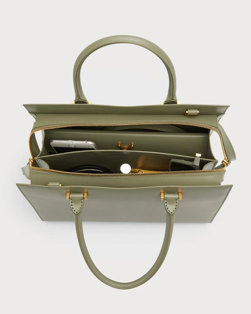Uptown Medium Leather Top-Handle Bag 商品