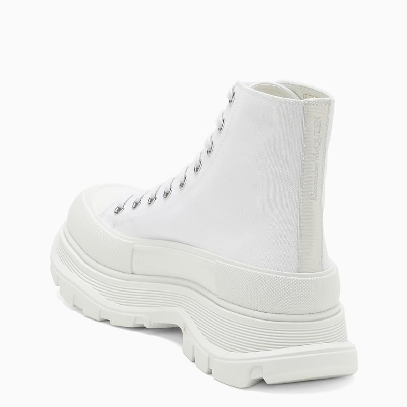 White canvas Tread Slick boots商品第4张图片规格展示