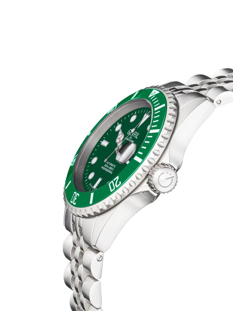商品Gevril|Wall Street 43MM Stainless Steel Bracelet Watch,价格¥7100,第2张图片详细描述