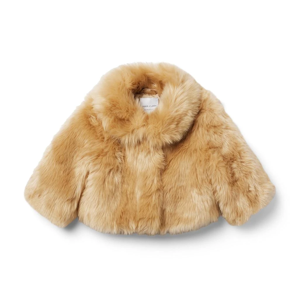 商品Janie and Jack|Cropped Faux Fur Jacket (Toddler/Little Kids/Big Kids),价格¥666,第1张图片