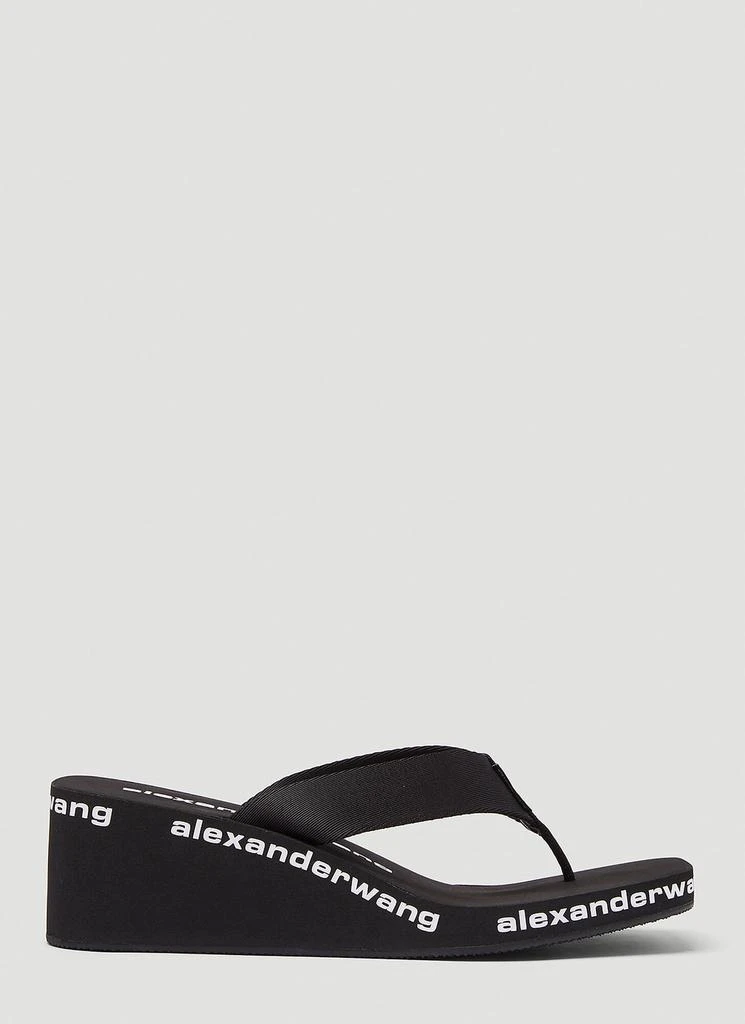 商品Alexander Wang|Logo Wedge Sandals,价格¥833,第1张图片