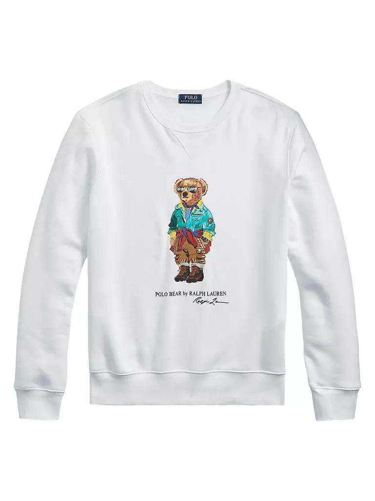 商品Ralph Lauren|Graphic Fleece Long-Sleeve Sweatshirt,价格¥756,第1张图片