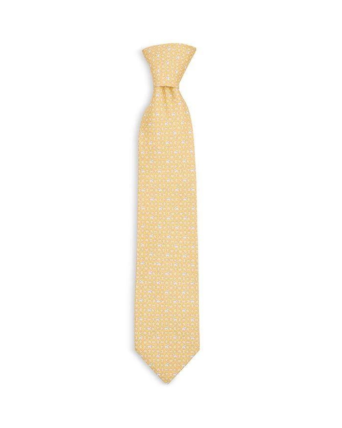 商品Salvatore Ferragamo|Silk Classic Puzzle Dog Tie,价格¥1656,第2张图片详细描述