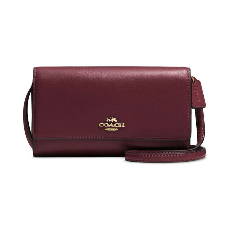 商品Coach|Phone Crossbody in Smooth Leather,价格¥1000,第1张图片