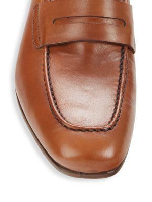 商品Salvatore Ferragamo|​Leather Penny Loafers,价格¥3645,第7张图片详细描述