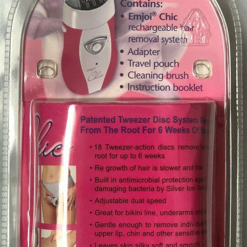 商品Emjoi|Chic 18 Tweezer Epilator, Corded Or Rechargeable (AY-5C) Legs, Underarms,价格¥166,第2张图片详细描述