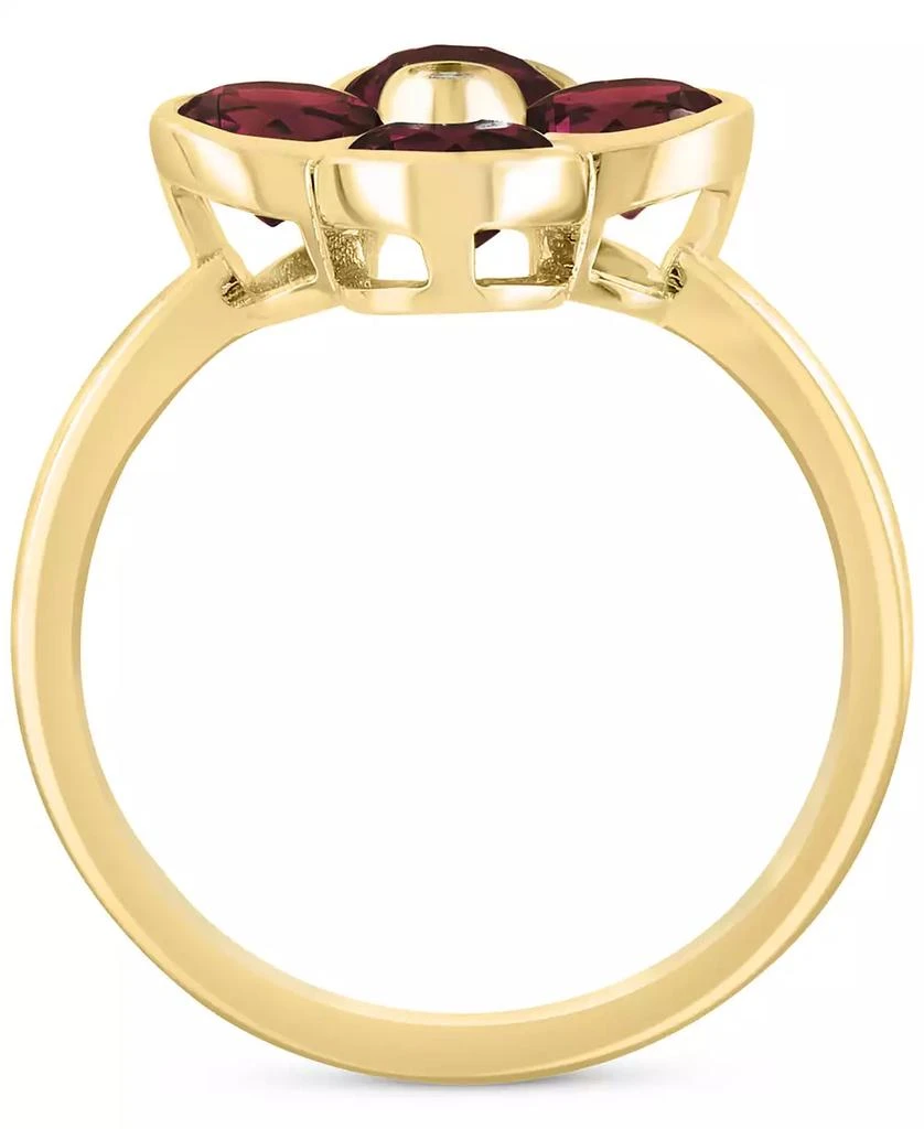 商品Effy|EFFY® Garnet (2-1/2 ct. t.w.) & Diamond Accent Flower Ring in 14k Gold,价格¥4841,第3张图片详细描述