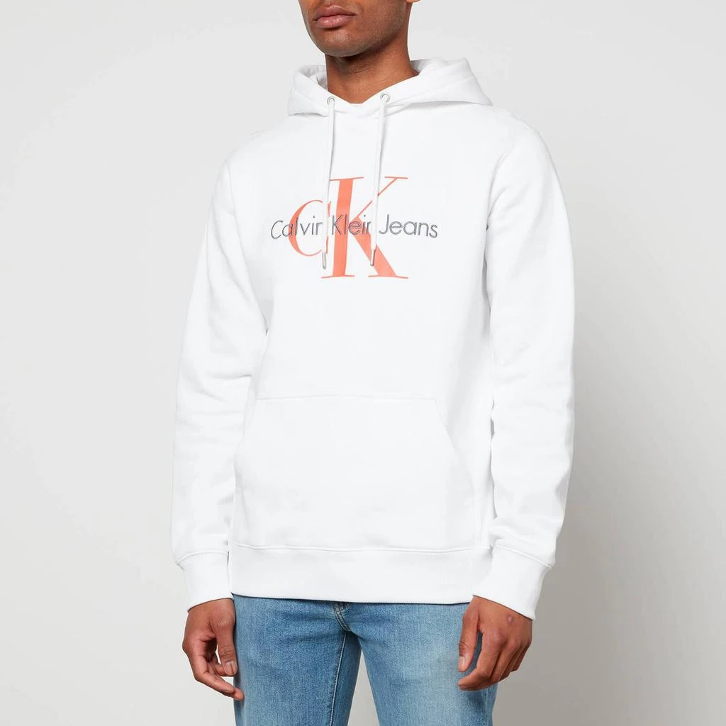 商品Calvin Klein|Calvin Klein Jeans Men's Monogram Hoodie - Bright White,价格¥403,第1张图片