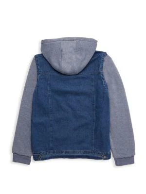 商品Urban Republic|Boy's Twofer Hooded Denim Jacket,价格¥161,第2张图片详细描述