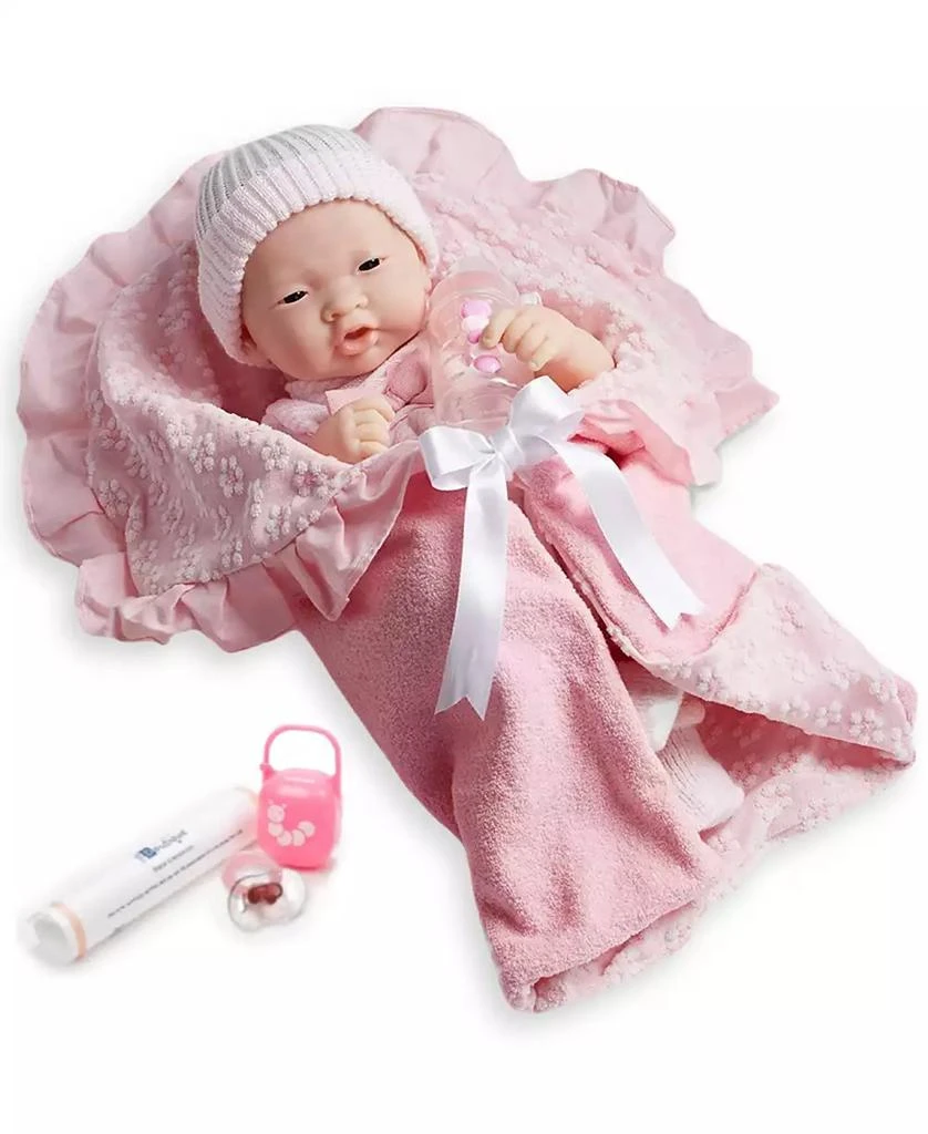 商品JC TOYS|La Newborn Nursery 15.5" Asian Soft Body Baby Doll Pink Outfit,价格¥374,第1张图片