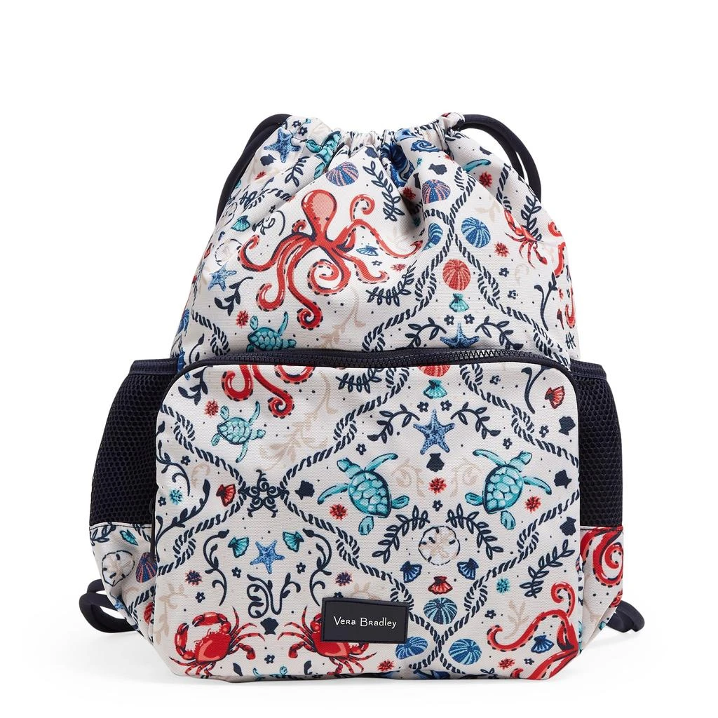 商品Vera Bradley|Vera Bradley Deluxe Drawstring Backsack,价格¥231,第1张图片