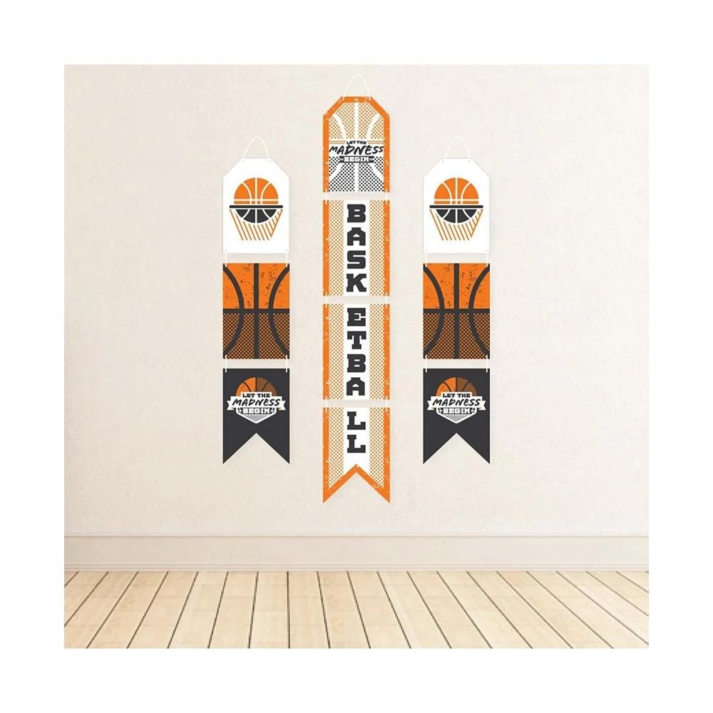 商品Big Dot of Happiness|Basketball - Let The Madness Begin - Vertical Paper Banners - Indoor Door Decor,价格¥157,第2张图片详细描述