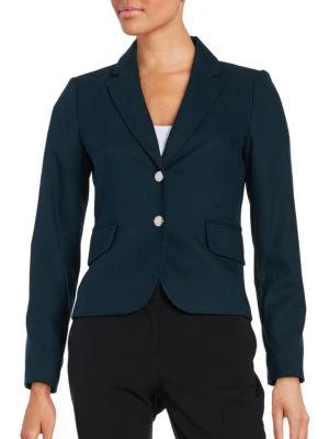 商品Karl Lagerfeld Paris|Textured 2-Button Blazer,价格¥211,第1张图片