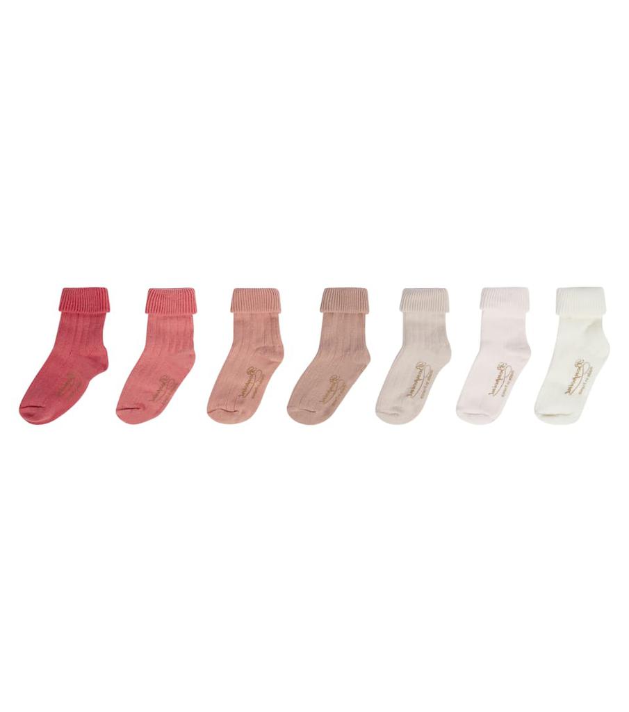 Baby棉质混纺袜子七件套商品第3张图片规格展示