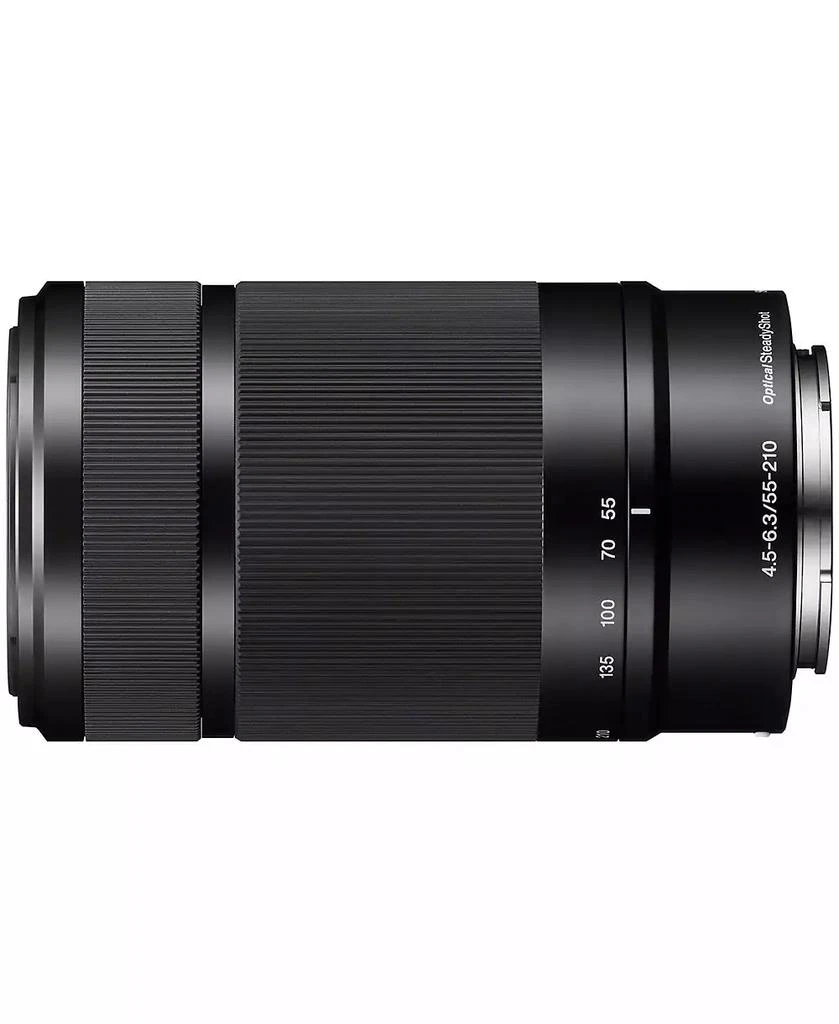E 55-210mm f/4.5-6.3 OSS Lens for Sony E, Black, Bundle with 49mm Filter Kit, Cleaning Kit 商品