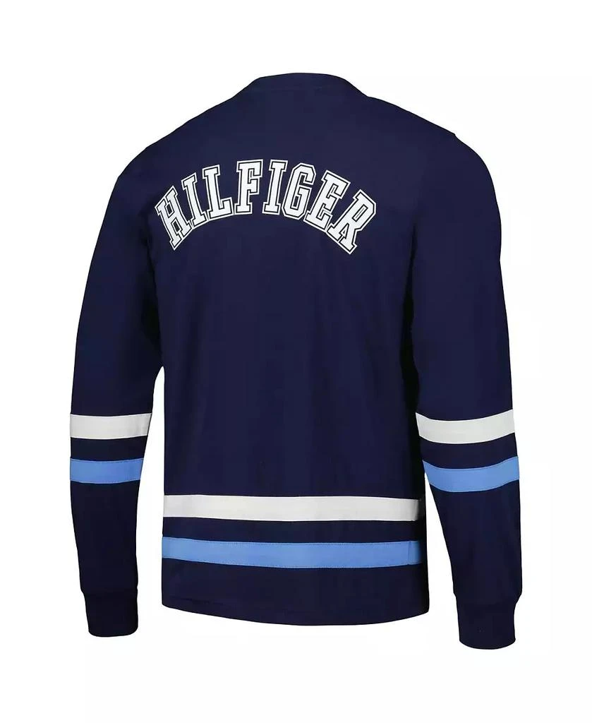 商品Tommy Hilfiger|Men's Navy, Light Blue Tennessee Titans Nolan Long Sleeve T-shirt,价格¥382,第3张图片详细描述
