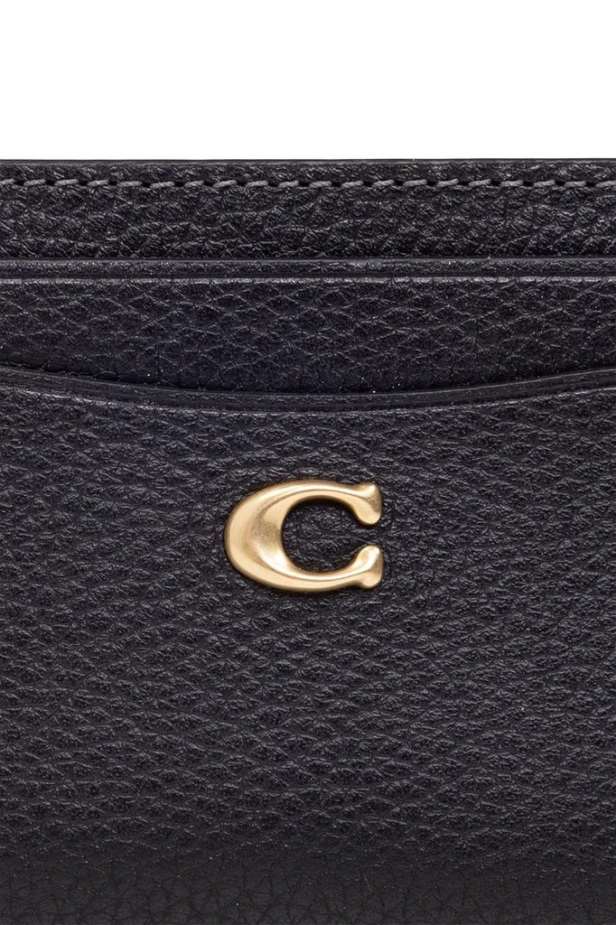 商品Coach|Coach Logo Plaque Card Case,价格¥403,第3张图片详细描述