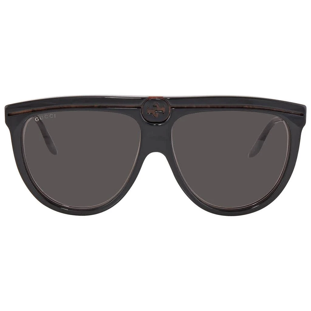 商品Gucci|Gucci Grey Browline Ladies Sunglasses GG0732S 001 61,价格¥743,第1张图片