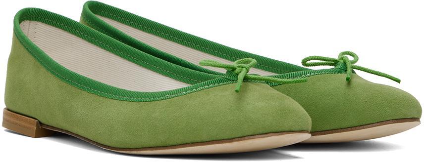 商品Repetto|Green Cendrillon Ballerina Flats,价格¥2141,第4张图片详细描述