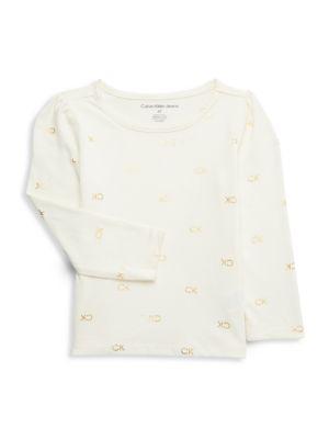 商品Calvin Klein|Little Girl’s 2-Piece Shirt & Dropped Waist Dress Set,价格¥210,第5张图片详细描述
